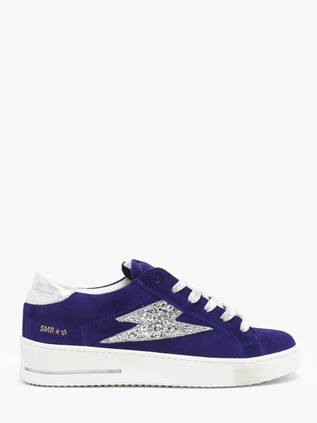 Sneakers En Cuir Semerdjian Bleu women MAYA668