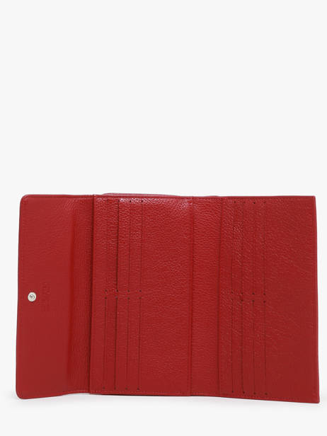 Leather Wallet Foulonné Pia Lancaster Red foulonne pm 22 other view 1