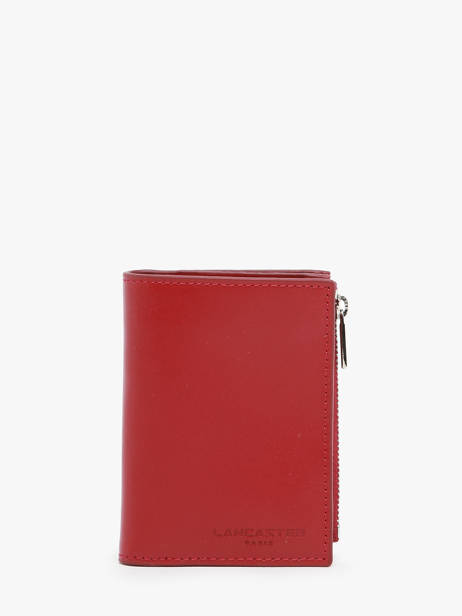 Wallet Leather Lancaster Red paris pm 29