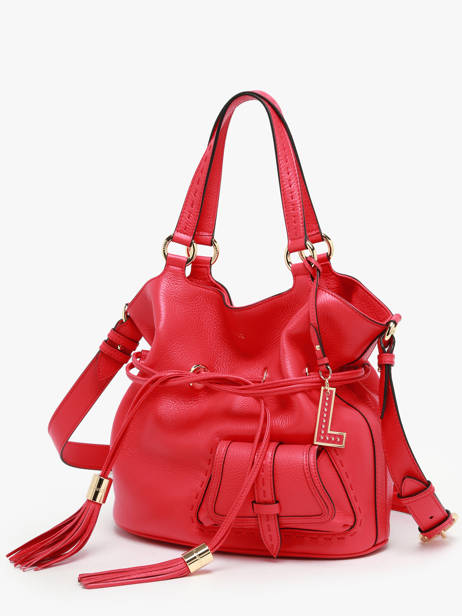 Medium Bucket Bag Premier Flirt Lancel Red premier flirt A10110 other view 2