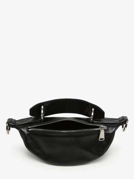 Xs Leather Origami Crossbody Bag Lancel Black origami A12526 other view 3