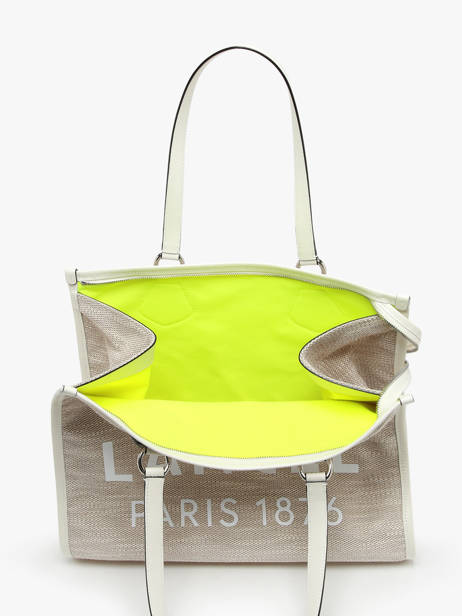 Shopping Bag Cabas D'ete With Zipper Lancel Beige cabas d'ete A13310 other view 3