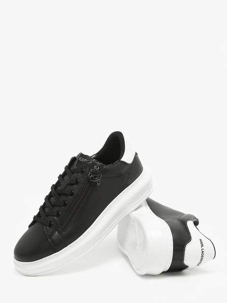 Sneakers En Cuir Karl lagerfeld Noir men KL52564 vue secondaire 2