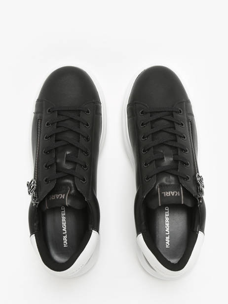 Sneakers En Cuir Karl lagerfeld Noir men KL52564 vue secondaire 3