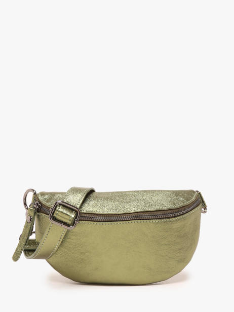 Leather Nine Belt Bag Milano Green nine NI19091N