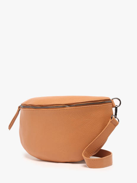 Leather Caviar Belt Bag Milano Brown caviar CA21123 other view 2