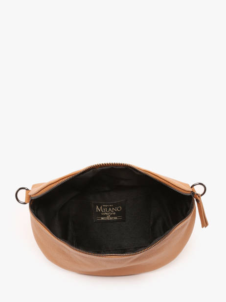 Leather Caviar Belt Bag Milano Brown caviar CA21123 other view 3