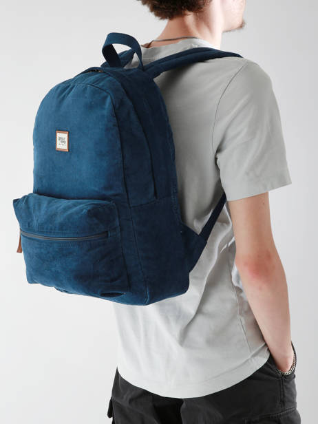 1 Compartment Backpack Basilic pepper Blue delhi BDEH01 other view 1