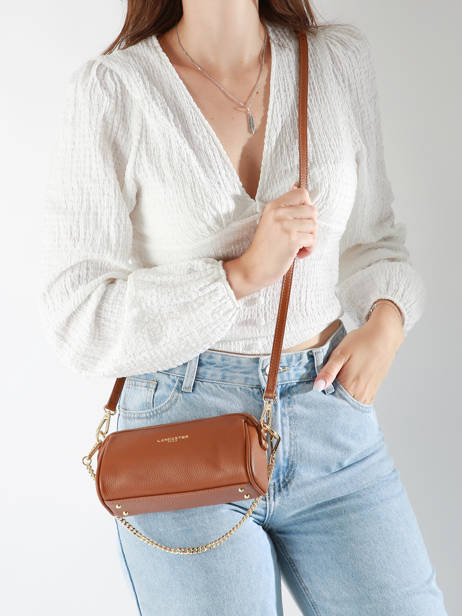 Sac Bandoulière Milano Ana Cuir Lancaster Marron milano ana 100 vue secondaire 1