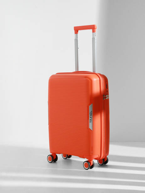 Valise Cabine Travel Orange seoul 13S vue secondaire 5