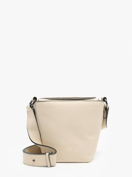 Shoulder Bag Manege Leather Etrier Beige manege EMAN078S