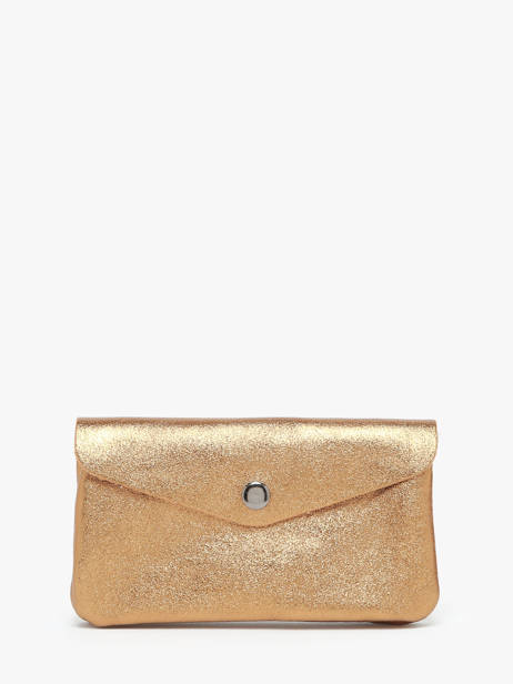 Leather Nine Coin Purse Milano Gold nine NI23113