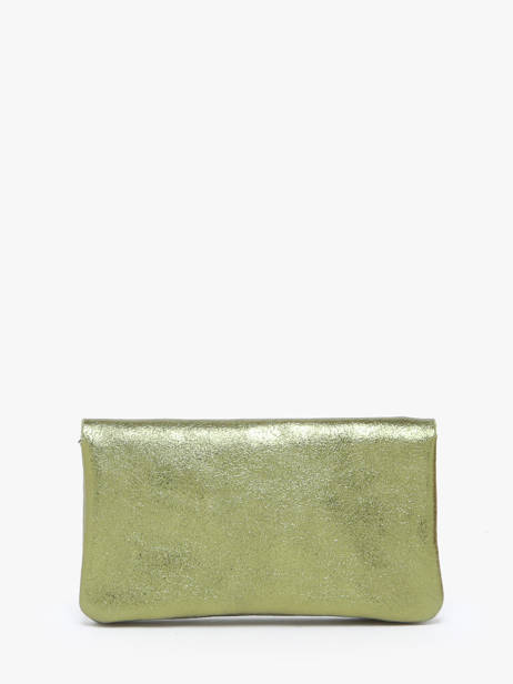 Leather Nine Coin Purse Milano Green nine NI23113 other view 2