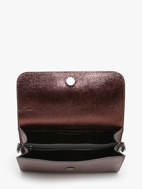 Sac Bandoulière Nine Cuir Milano Marron nine NI23064N vue secondaire 3