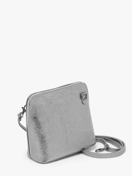 Leather Nine Crossbody Bag Milano Silver nine NI23117N other view 2