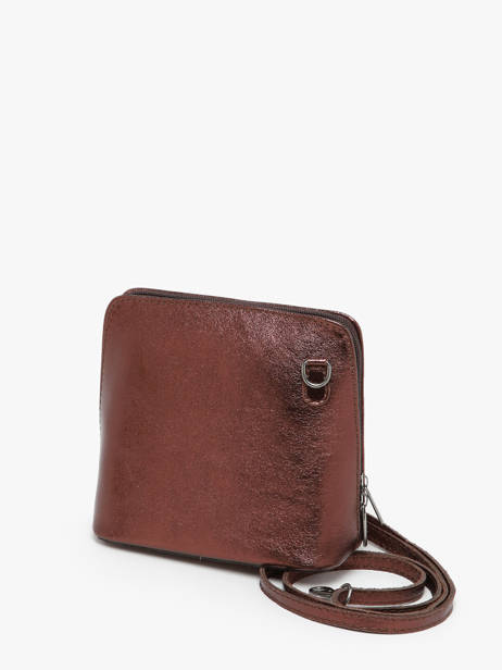 Sac Bandoulière Nine Cuir Milano Marron nine NI23117N vue secondaire 2