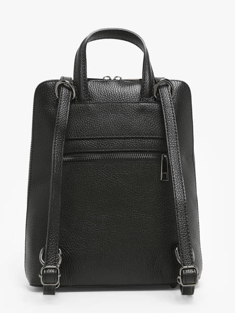 Shoulder Strap Backpack Milano Black caviar CA240615 other view 4