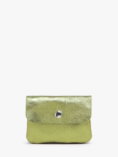 Leather Nine Coin Purse Milano Green nine NI22042N