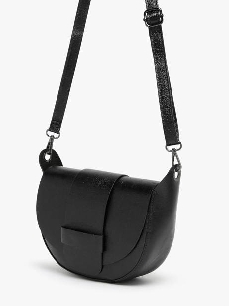 Shoulder Bag Nine Leather Milano Black nine NI24065 other view 2