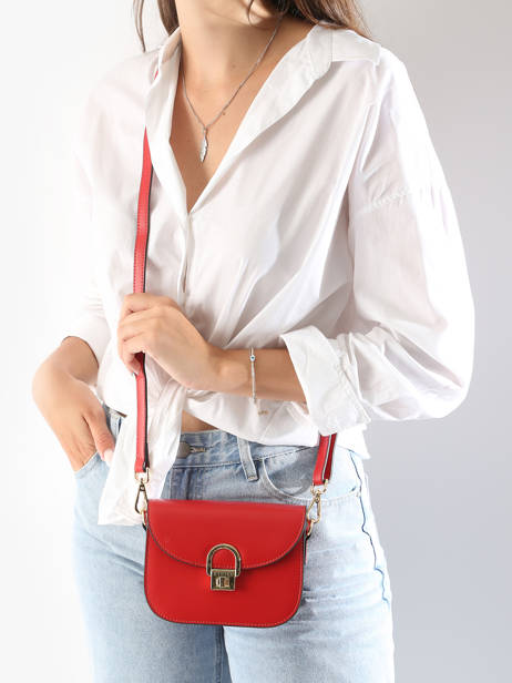 Shoulder Bag Altair Leather Etrier Red altair EALA081S other view 1