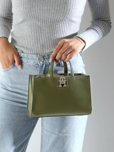 Satchel Th Reset Tommy hilfiger Green th reset AW16762 other view 1