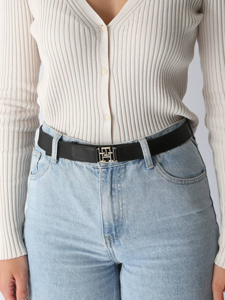 Belt Tommy hilfiger Black th reset AW16353 other view 1