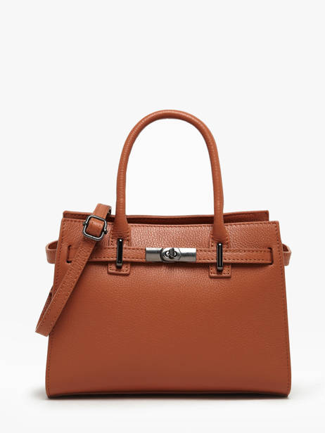 Handbag Caviar Leather Milano Orange caviar CA24063