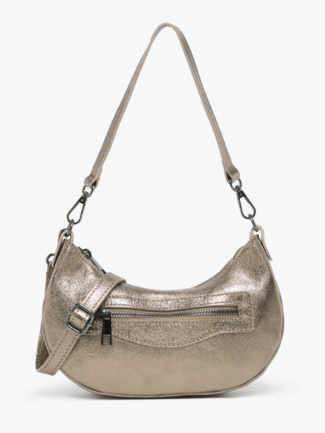 Shoulder Bag Nine Leather Milano Gray nine NI24061