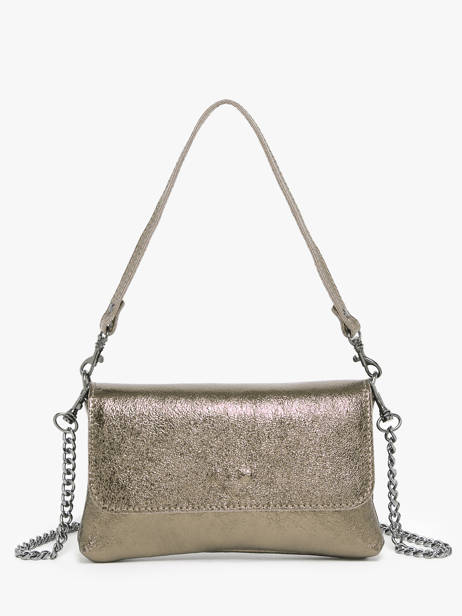 Shoulder Bag Nine Leather Milano Gray nine NI24063