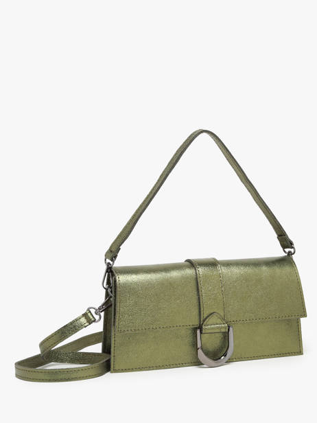 Shoulder Bag Nine Leather Milano Green nine NI24066 other view 2