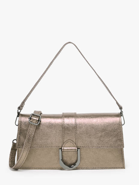 Shoulder Bag Nine Leather Milano Gray nine NI24066