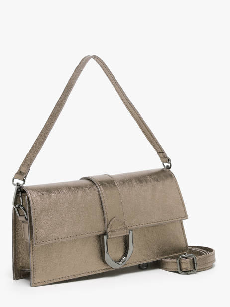 Shoulder Bag Nine Leather Milano Gray nine NI24066 other view 2