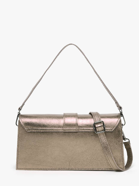 Shoulder Bag Nine Leather Milano Gray nine NI24066 other view 4