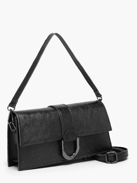 Shoulder Bag Nine Leather Milano Black nine NI24066 other view 2