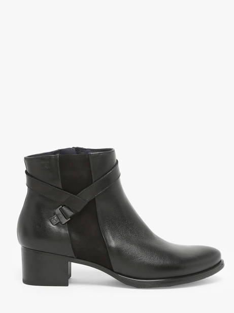 Bottines En Cuir Dorking Noir theme D7232