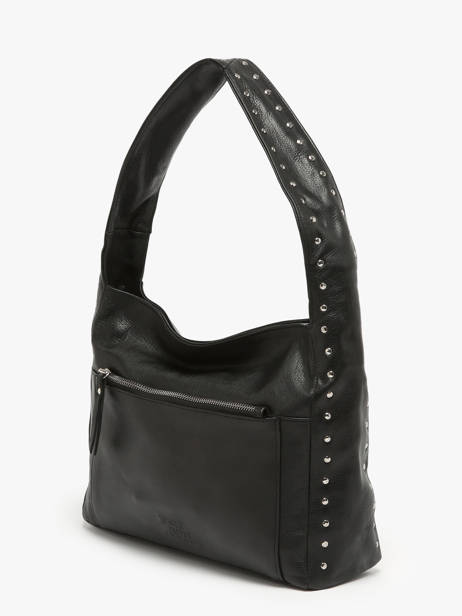 Sac Porté épaule Glam Cuir Basilic pepper Noir glam BGLA70 vue secondaire 2