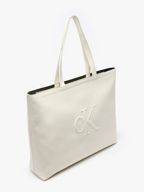 Shoulder Bag Sculpted Calvin klein jeans White sculpted K612724 other view 2