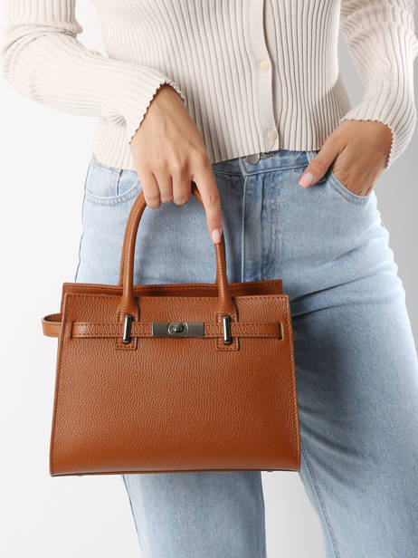 Handbag Caviar Leather Milano Orange caviar CA24063 other view 1