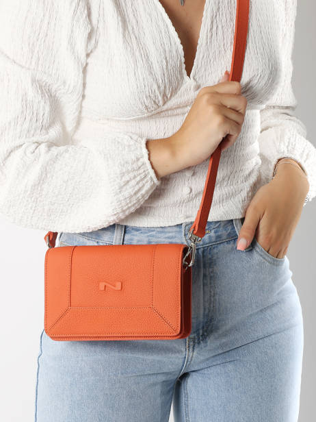 Leather Maastricht Crossbody Bag Nathan baume Orange mondrian 4 other view 1