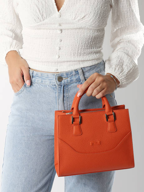 Leather Chloé Satchel Nathan baume Orange event 6 other view 1