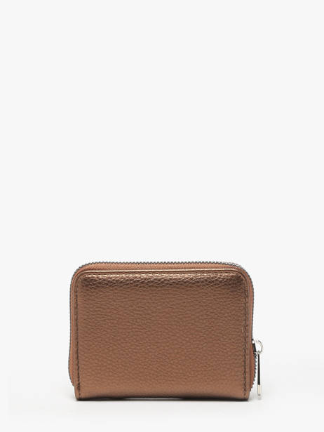 Grained Compact Wallet Miniprix Brown grained K2015 other view 2