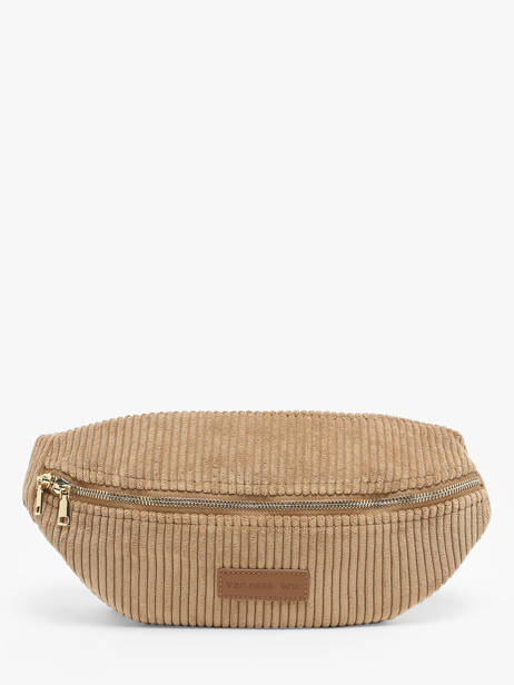 Belt Bag Vanessa wu Beige velours MA0112