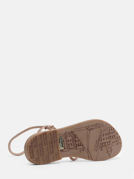 Nu-pieds En Cuir Les tropeziennes Argent women HODAXA vue secondaire 4
