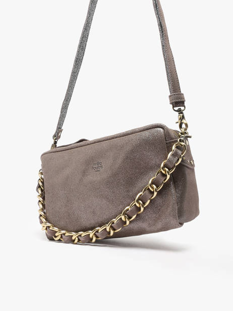 Sac Bandoulière Mama Cuir Mila louise Marron vintage 23673X vue secondaire 1