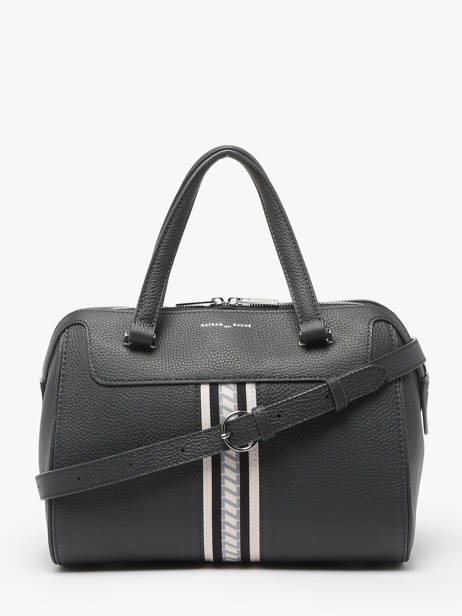 Sac Porté Main Norma Signature Cuir Nathan baume Gris signature 1 vue secondaire 4