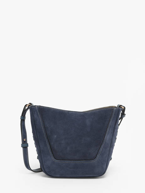 Sac Bandoulière Lou Cuir Vanessa bruno Bleu lou 39V40905