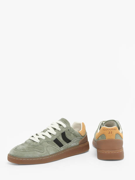 Sneakers In Leather Coolway Green men 8663595 other view 2