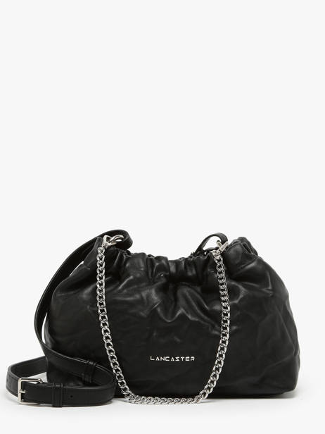 Sac Bandoulière Froisse Lancaster Noir froisse 25