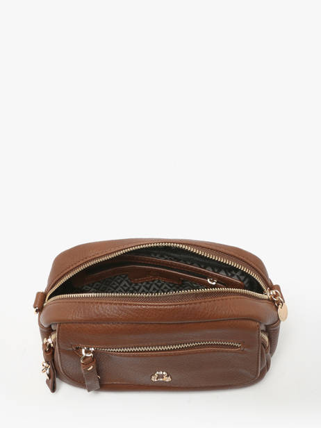 Crossbody Bag Zip Lulu castagnette Brown zip VICTOIRE other view 3