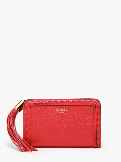 Portefeuille Compact Premier Flirt Cuir Lancel Rouge premier flirt A11136